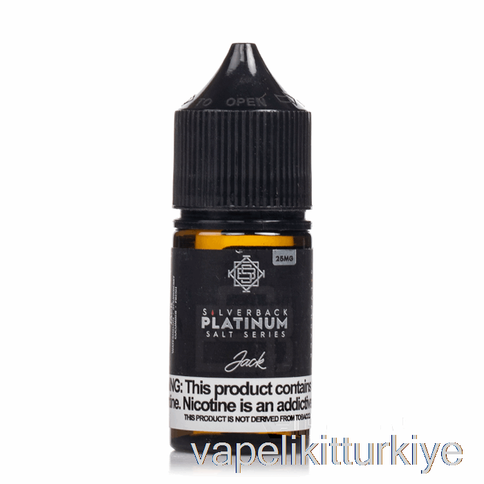 Vape Elektronik Sigara Jakı - Gümüş Sırtlı Platin Serisi Tuzlar - 30ml 25mg